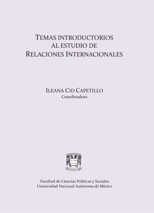 Temas introductorios al estudio de Relaciones Internacionales